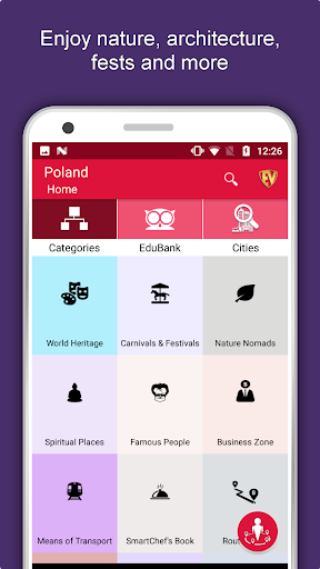 Android application Poland Travel & Explore, Offli screenshort