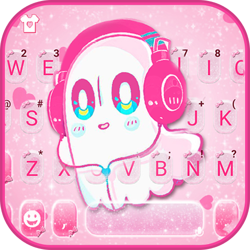 Kawaii Earphone Ghost Keyboard logo