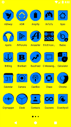 Blue and Black Icon Pack ✨Free✨
