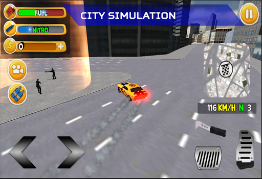 Real Simulator City Car Drive Screen 2