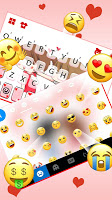 screenshot of Playful Couple Keyboard Theme