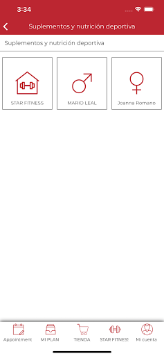 Star Fitness Screen 2