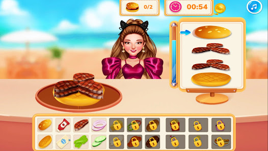 Burger Shop: Madness Cooking 1 1.0 APK + Mod (Unlimited money) untuk android