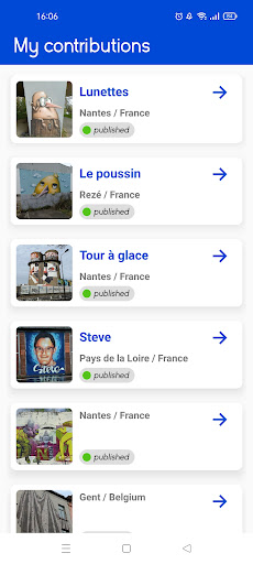 Street Artwork - Urban art map Screen 2