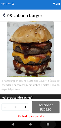 Cabana Burger Screen 2