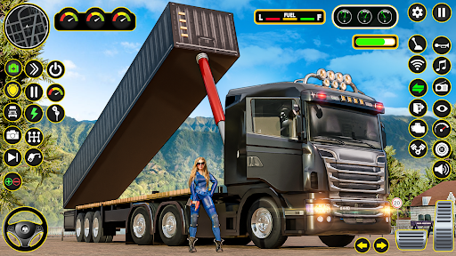 Euro Truck Transport Cargo Sim Screen 2