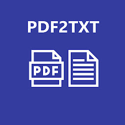 Icon image Convert PDF to TXT text