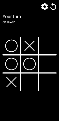Android application Simple TicTacToe screenshort