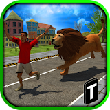 Angry Lion Attack 3D icon