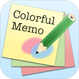 Colorful memo icon