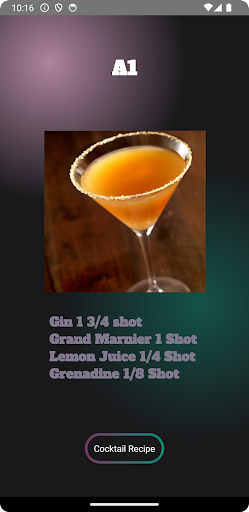 Cocktail Recipes Screen 2