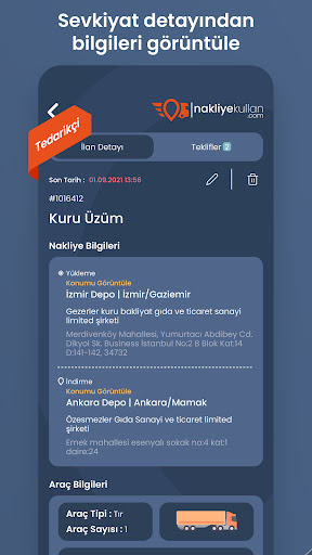 nakliyekullan Screen 2