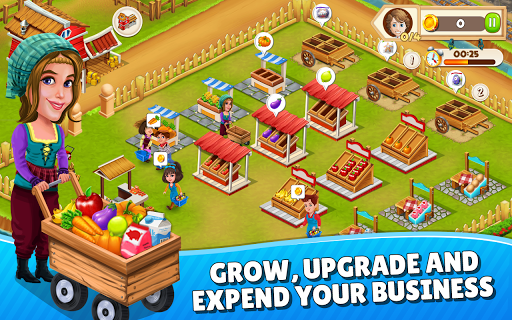 Farm Village City Market & Day Village Farm Game  screenshots 4