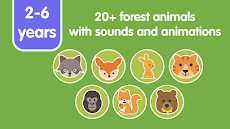 Learn Forest Animals for Kidsのおすすめ画像2
