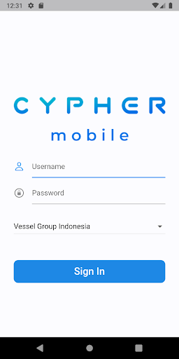 Android application Cypher Mobile screenshort