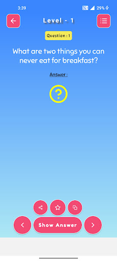 Trick Questions and Answers Screen 3