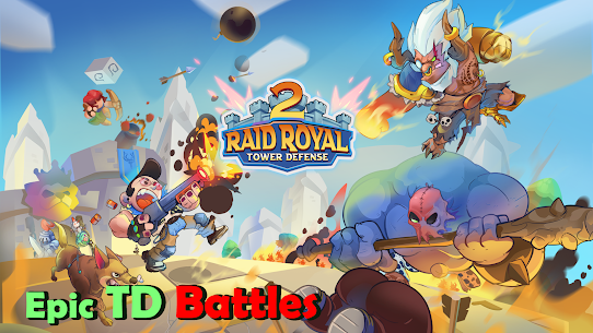 Raid Royal 2 MOD (Menu, Money, Dumb Enemies) 1