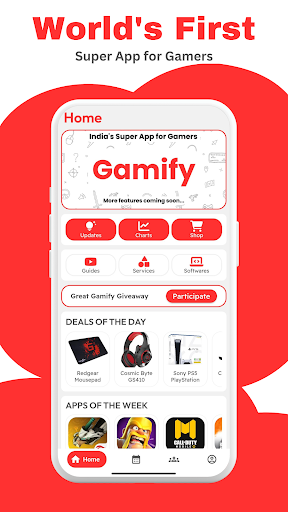 Android application Gamify App: Esports & Gaming screenshort