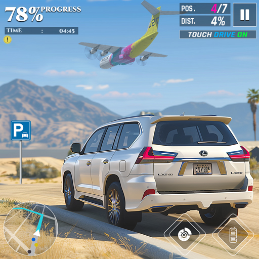 Offroad Prado Parking Car Game Logo