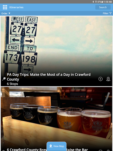 Screenshot of Visit Crawford