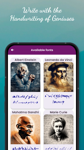 HandWriting Font Maker Screen 3