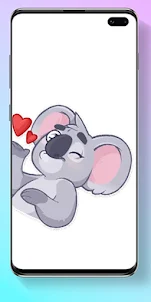 Blue Koala Emoji WAStickerApps