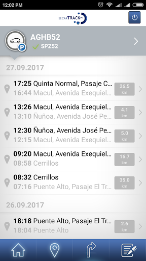 SecarTrack GPS CL Screen 3