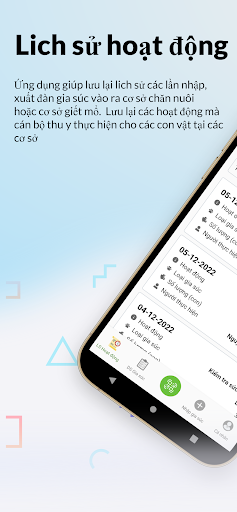 Android application Quản lý gia súc screenshort