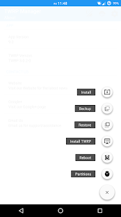TWRP Manager  (Requires ROOT) Captura de pantalla