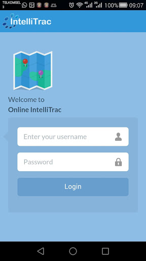 Android application IntelliTrac GPS Tracker IDN screenshort
