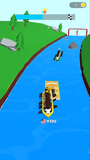Boat Race 3D! Screen 2