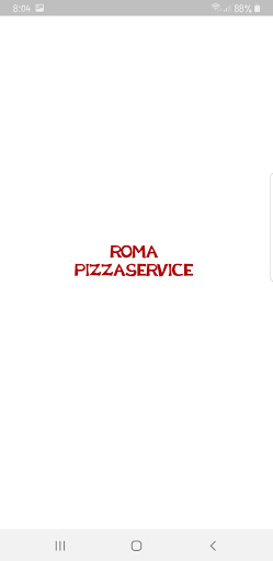 Android application Roma Pizzaservice Langenau screenshort