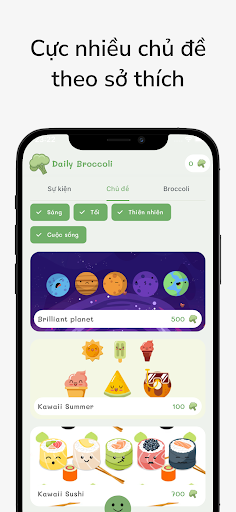Android application DailyBroccoli: Emotional diary screenshort