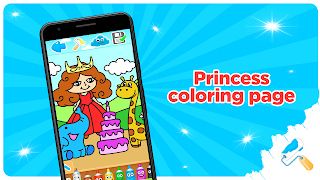 Princess coloring. - Screenshot 1