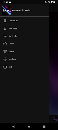 Android application Housematic Radio screenshort