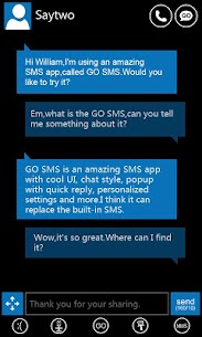 GO SMS Pro WP7 ThemeEX For PC installation