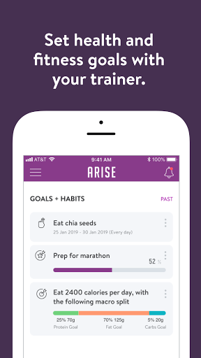 Arise Fitness Online Screen 3