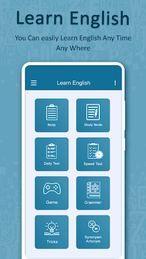 Android application Learn English - English Speaki screenshort
