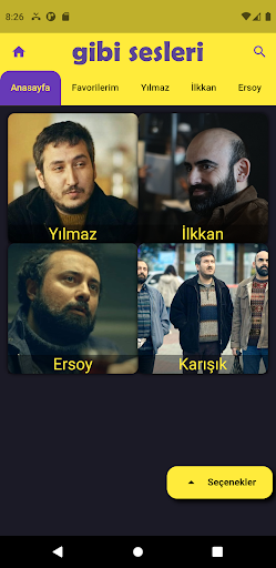 Android application Gibi Sesleri screenshort