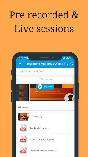 Android application Stock Market training SF screenshort