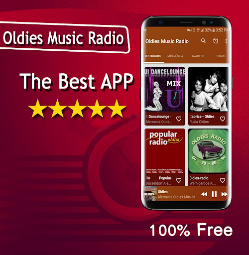 Android application 50s 60s 70s Oldies Music Radio screenshort