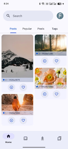 Android application BooruHub screenshort