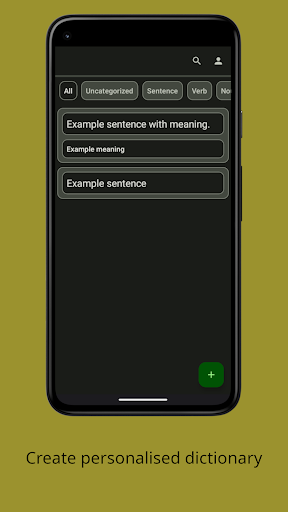 Android application Remidi - Empty dictionary screenshort