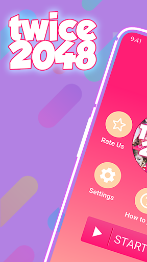 Android application TWICE 2048 Game screenshort