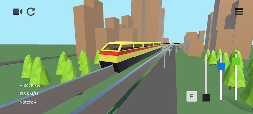 Android application Monorail RapidRush - Train Sim screenshort