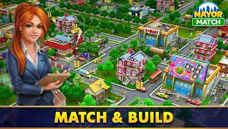 Game screenshot Mayor Match building & match-3 mod apk