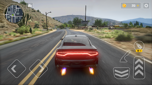Driving Dodge Charger Race Car Screenshot 2 - AppWisp.com