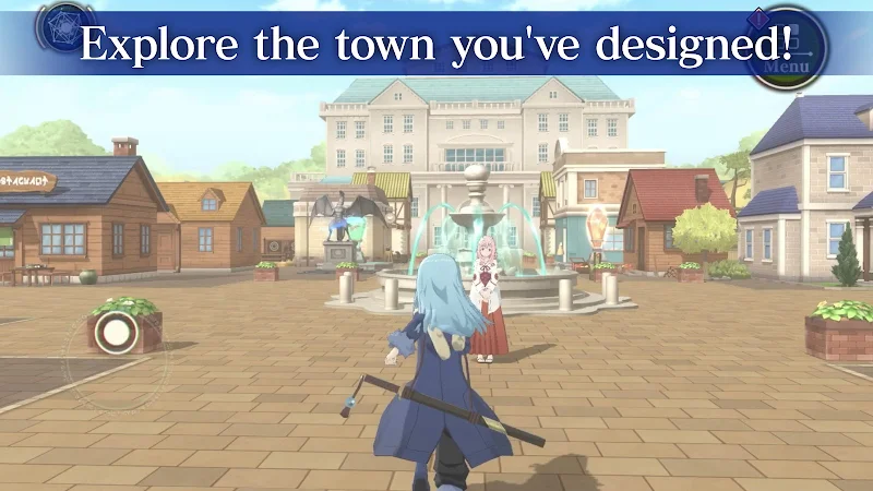 Explore the town you've designed