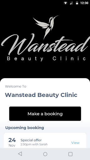 Android application Wanstead Beauty Clinic screenshort