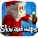 Christmas skin, maps Minecraft icon